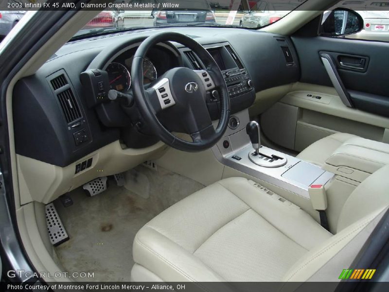 Diamond Graphite Metallic / Willow 2003 Infiniti FX 45 AWD