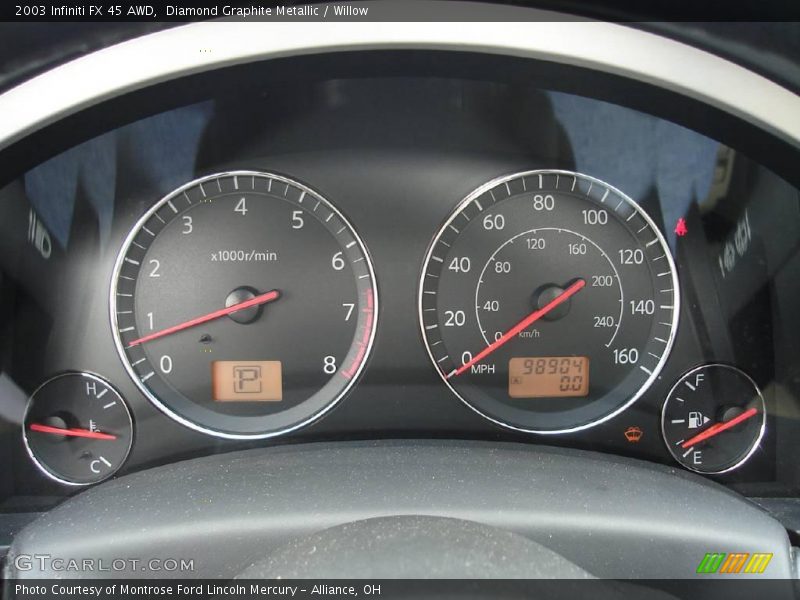 Diamond Graphite Metallic / Willow 2003 Infiniti FX 45 AWD