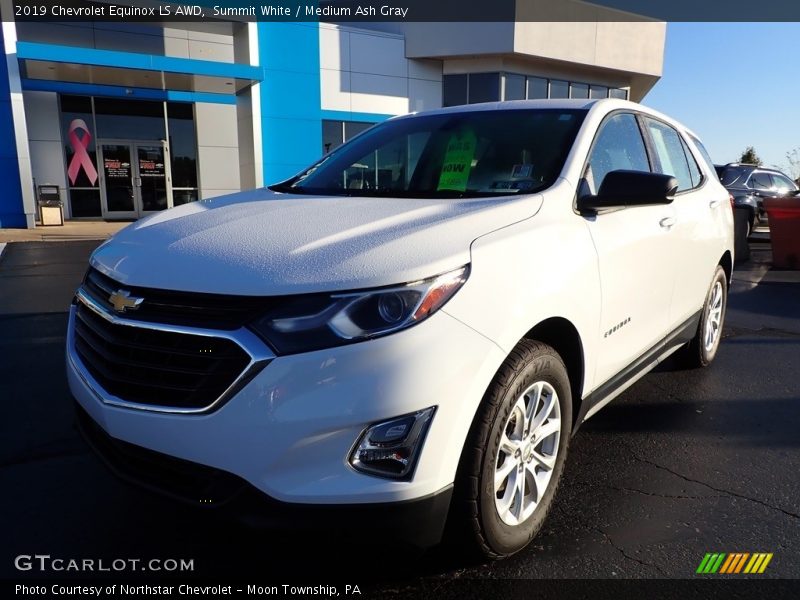 Summit White / Medium Ash Gray 2019 Chevrolet Equinox LS AWD