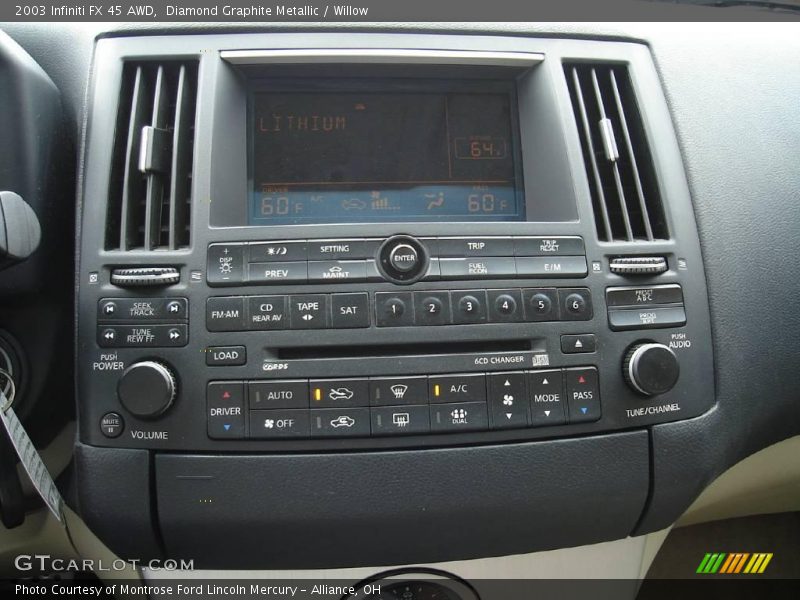 Diamond Graphite Metallic / Willow 2003 Infiniti FX 45 AWD