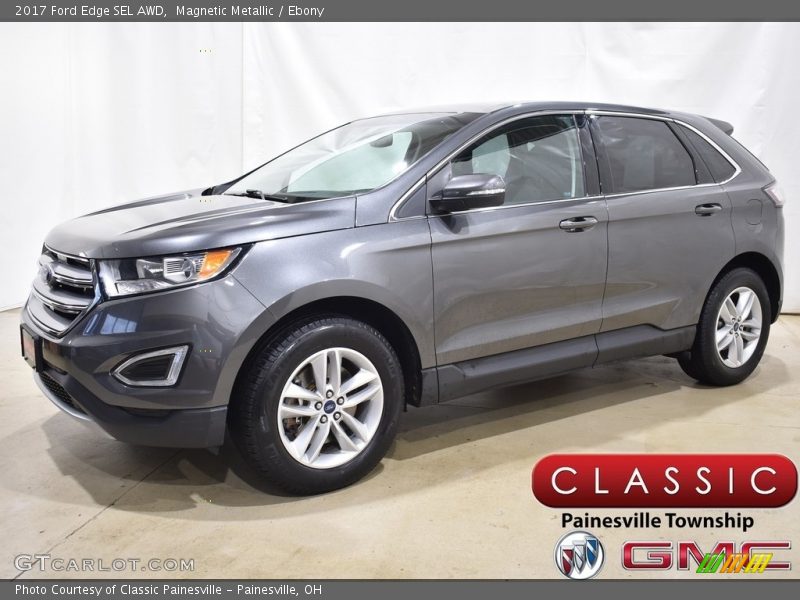 Magnetic Metallic / Ebony 2017 Ford Edge SEL AWD