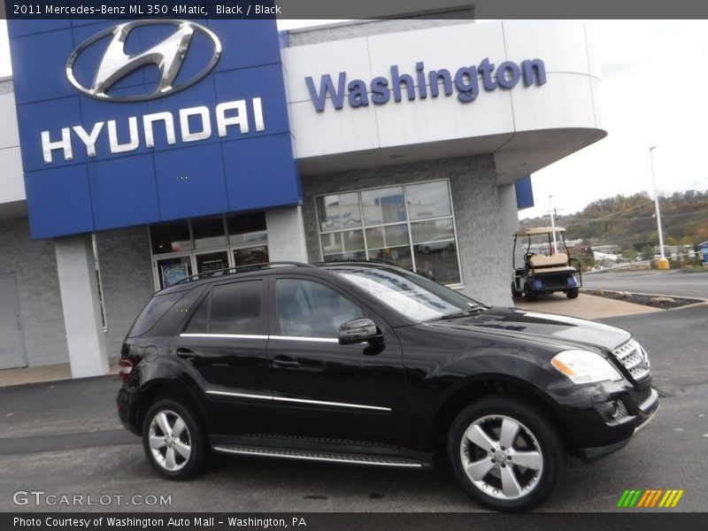 Black / Black 2011 Mercedes-Benz ML 350 4Matic