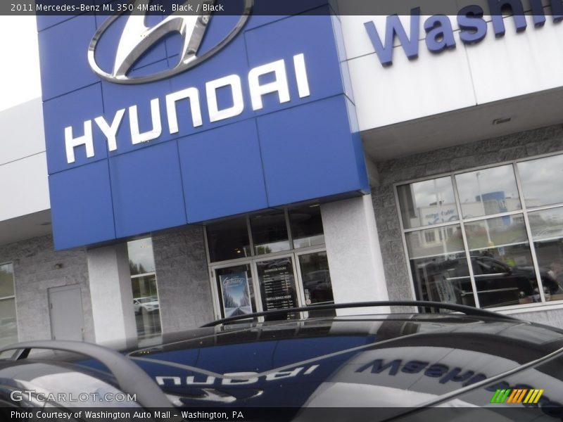 Black / Black 2011 Mercedes-Benz ML 350 4Matic