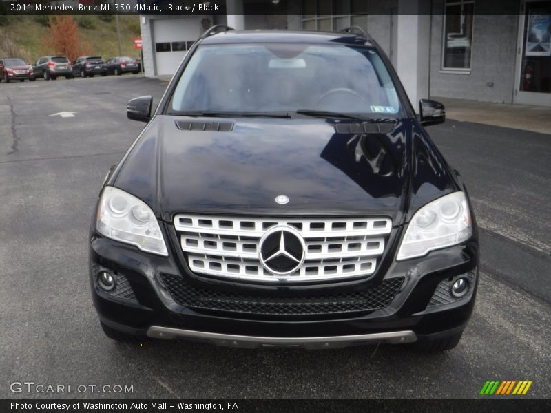 Black / Black 2011 Mercedes-Benz ML 350 4Matic