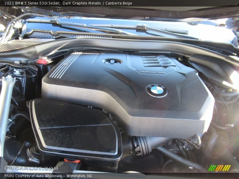 Dark Graphite Metallic / Canberra Beige 2021 BMW 5 Series 530i Sedan