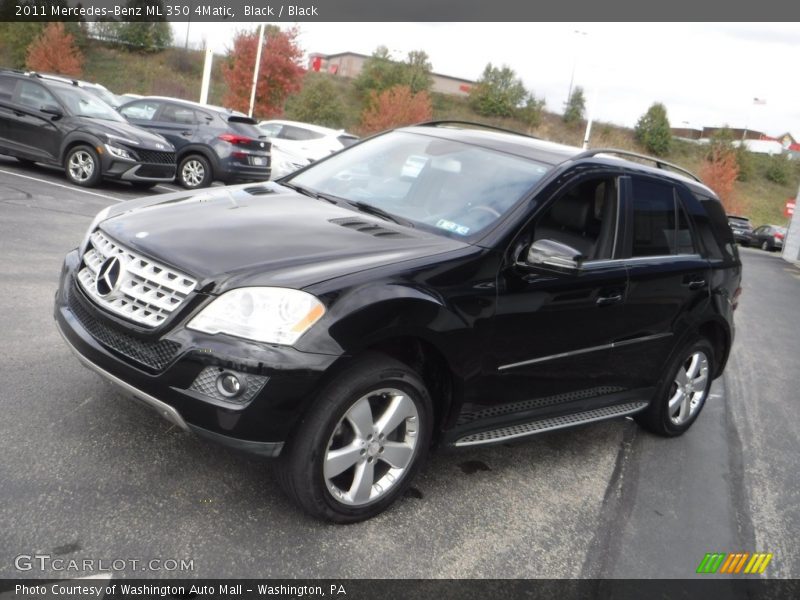 Black / Black 2011 Mercedes-Benz ML 350 4Matic