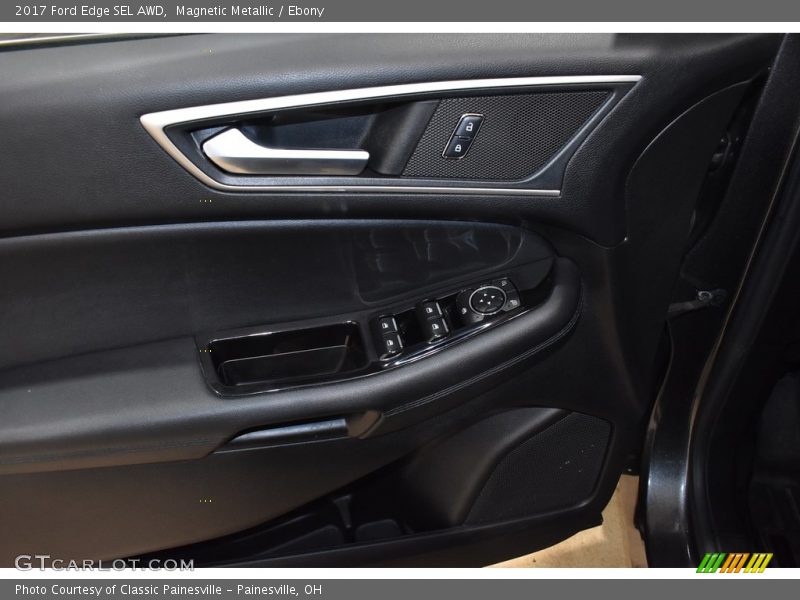 Magnetic Metallic / Ebony 2017 Ford Edge SEL AWD