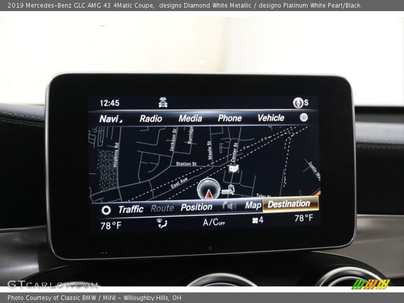 Navigation of 2019 GLC AMG 43 4Matic Coupe