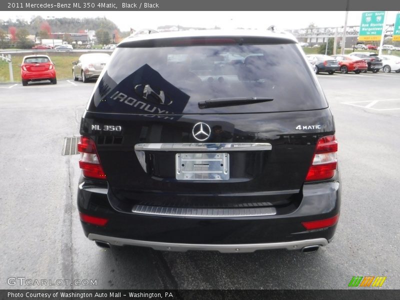Black / Black 2011 Mercedes-Benz ML 350 4Matic