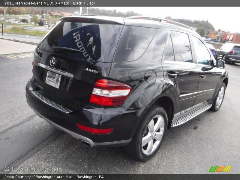 Black / Black 2011 Mercedes-Benz ML 350 4Matic