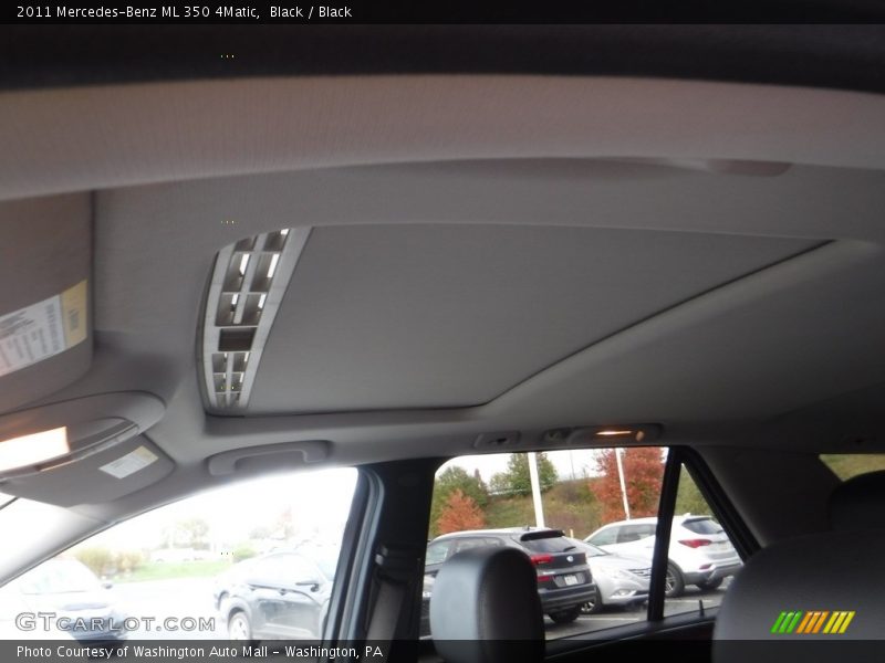 Black / Black 2011 Mercedes-Benz ML 350 4Matic