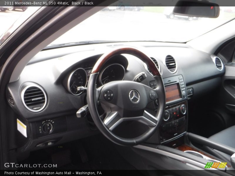Black / Black 2011 Mercedes-Benz ML 350 4Matic