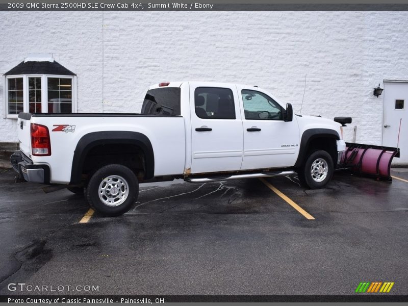 Summit White / Ebony 2009 GMC Sierra 2500HD SLE Crew Cab 4x4