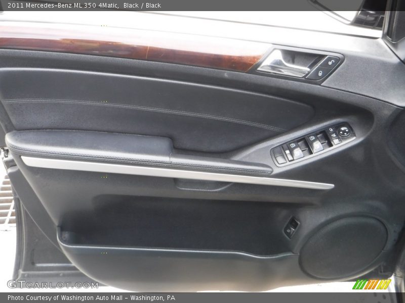 Black / Black 2011 Mercedes-Benz ML 350 4Matic