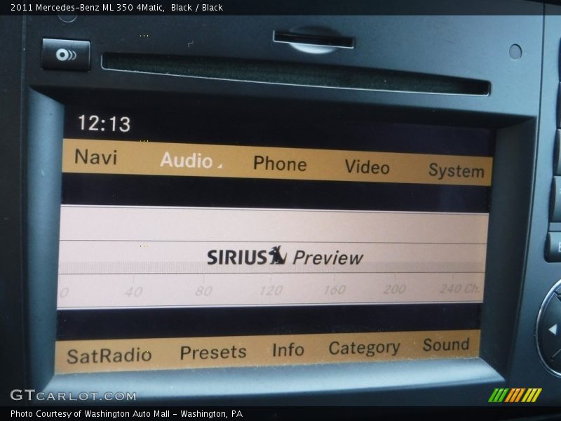 Black / Black 2011 Mercedes-Benz ML 350 4Matic