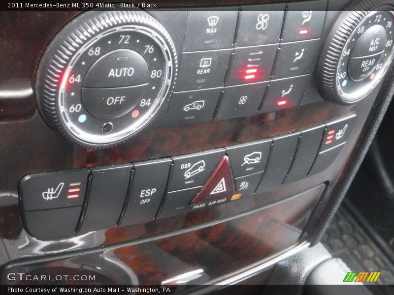 Black / Black 2011 Mercedes-Benz ML 350 4Matic
