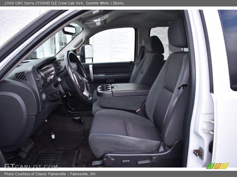 Summit White / Ebony 2009 GMC Sierra 2500HD SLE Crew Cab 4x4