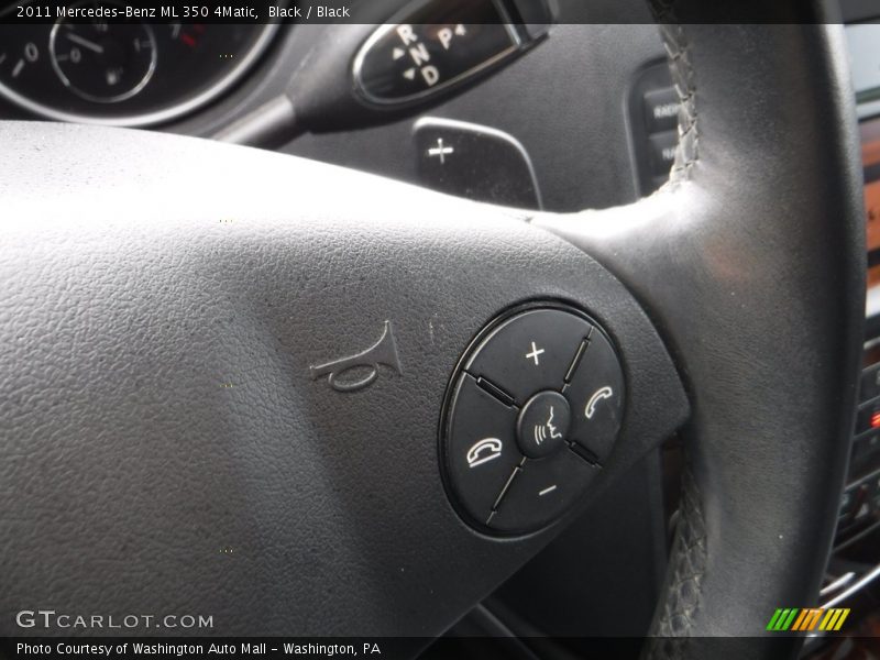 Black / Black 2011 Mercedes-Benz ML 350 4Matic