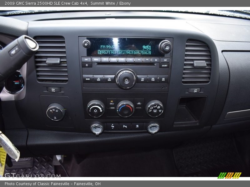 Summit White / Ebony 2009 GMC Sierra 2500HD SLE Crew Cab 4x4