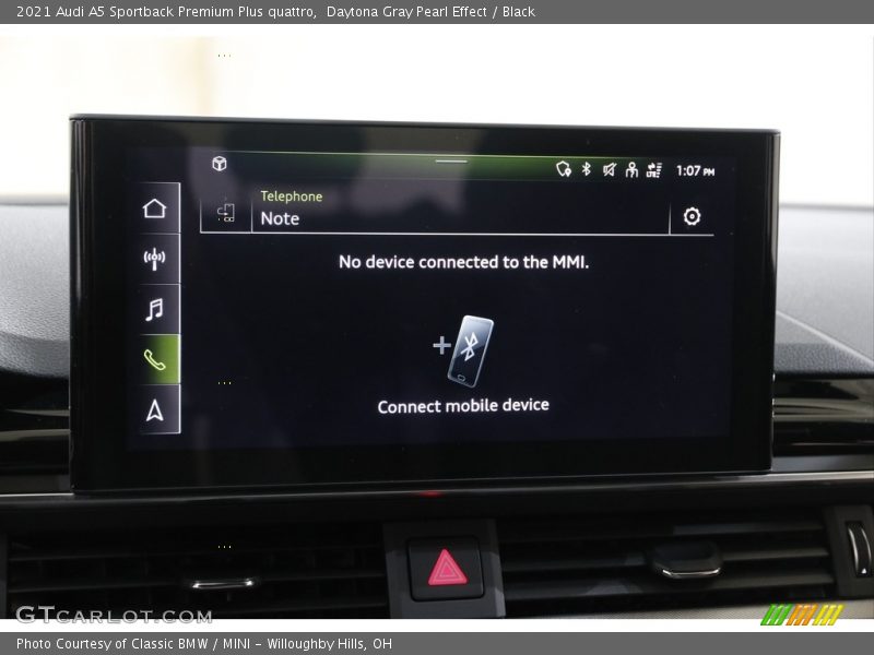 Daytona Gray Pearl Effect / Black 2021 Audi A5 Sportback Premium Plus quattro