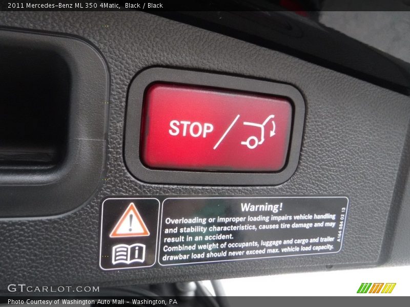 Black / Black 2011 Mercedes-Benz ML 350 4Matic