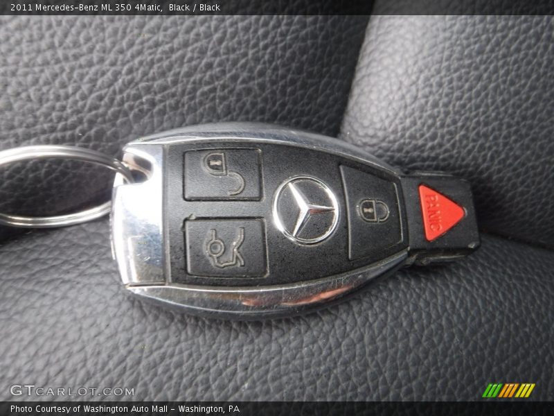 Black / Black 2011 Mercedes-Benz ML 350 4Matic