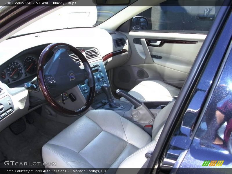 Black / Taupe 2003 Volvo S60 2.5T AWD