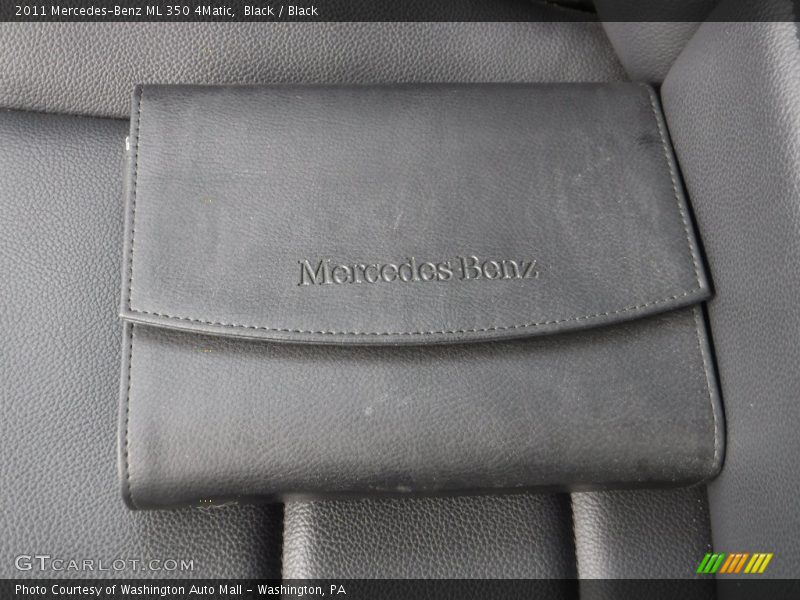 Black / Black 2011 Mercedes-Benz ML 350 4Matic