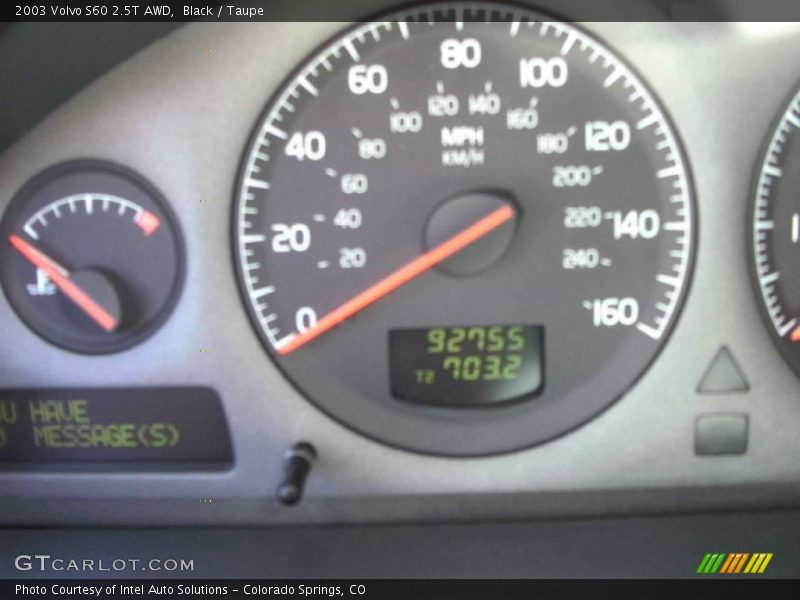 Black / Taupe 2003 Volvo S60 2.5T AWD