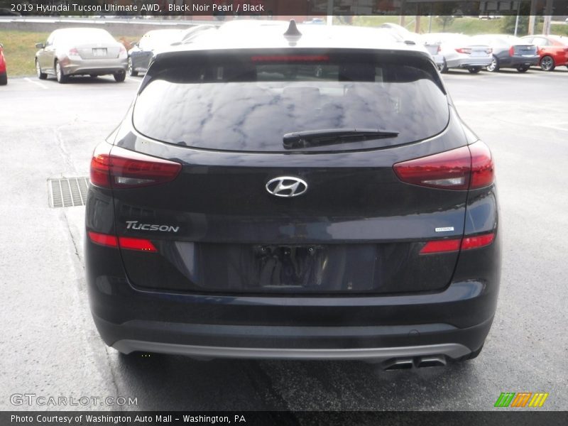 Black Noir Pearl / Black 2019 Hyundai Tucson Ultimate AWD