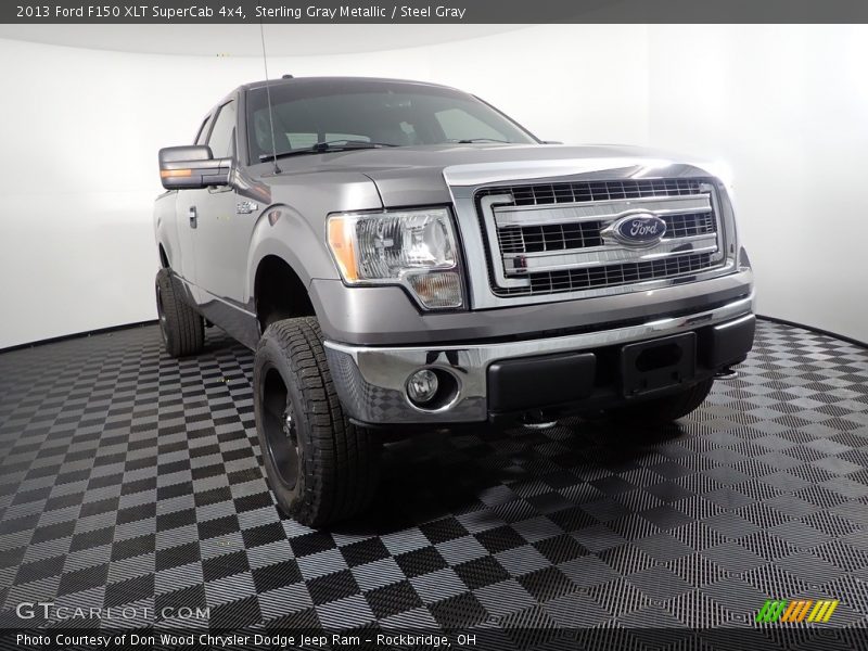 Sterling Gray Metallic / Steel Gray 2013 Ford F150 XLT SuperCab 4x4