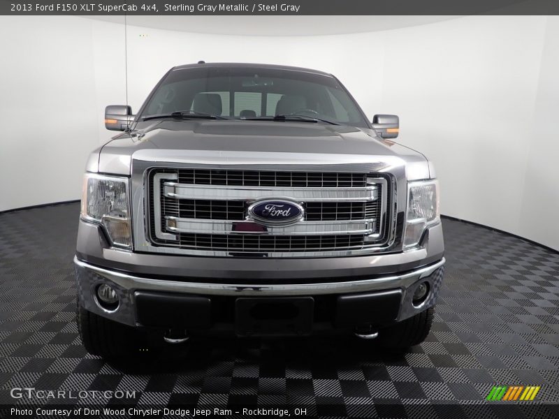 Sterling Gray Metallic / Steel Gray 2013 Ford F150 XLT SuperCab 4x4