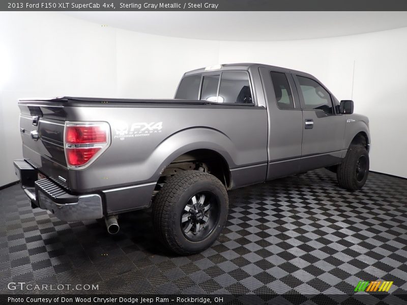 Sterling Gray Metallic / Steel Gray 2013 Ford F150 XLT SuperCab 4x4