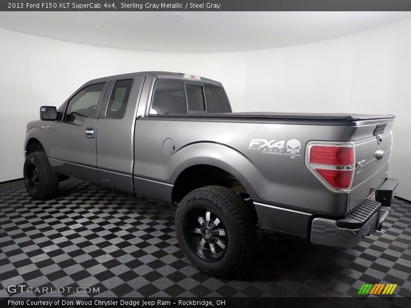 Sterling Gray Metallic / Steel Gray 2013 Ford F150 XLT SuperCab 4x4