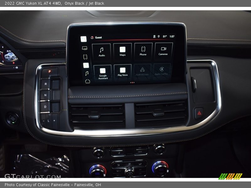 Dashboard of 2022 Yukon XL AT4 4WD