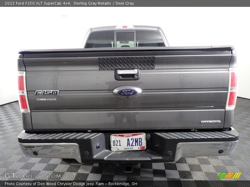 Sterling Gray Metallic / Steel Gray 2013 Ford F150 XLT SuperCab 4x4