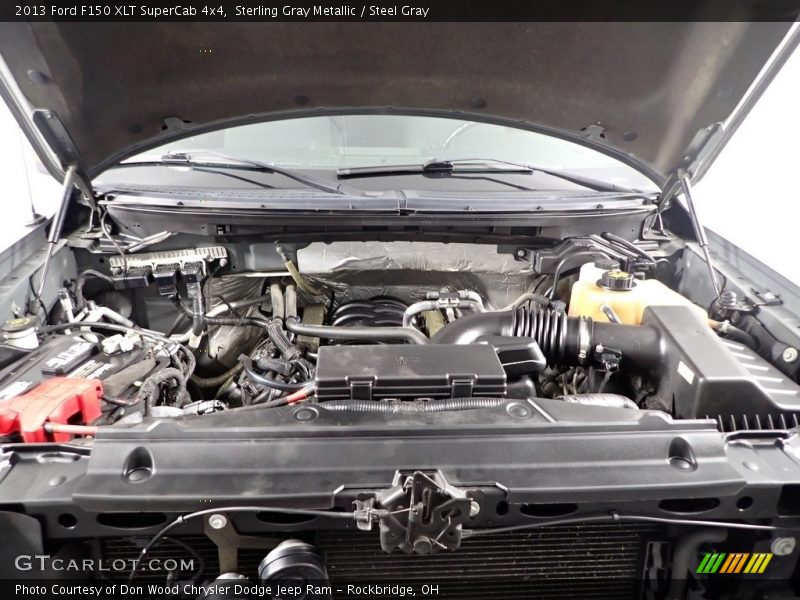 Sterling Gray Metallic / Steel Gray 2013 Ford F150 XLT SuperCab 4x4