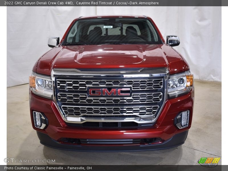 Cayenne Red Tintcoat / Cocoa/­Dark Atmosphere 2022 GMC Canyon Denali Crew Cab 4WD