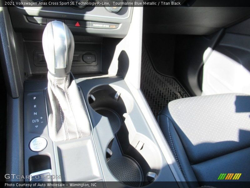 Tourmaline Blue Metallic / Titan Black 2021 Volkswagen Atlas Cross Sport SE Technology R-Line