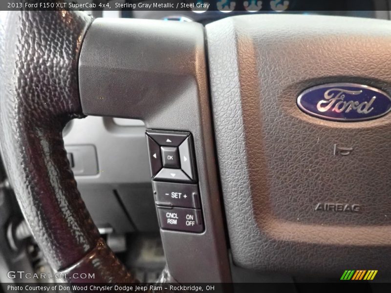 Sterling Gray Metallic / Steel Gray 2013 Ford F150 XLT SuperCab 4x4