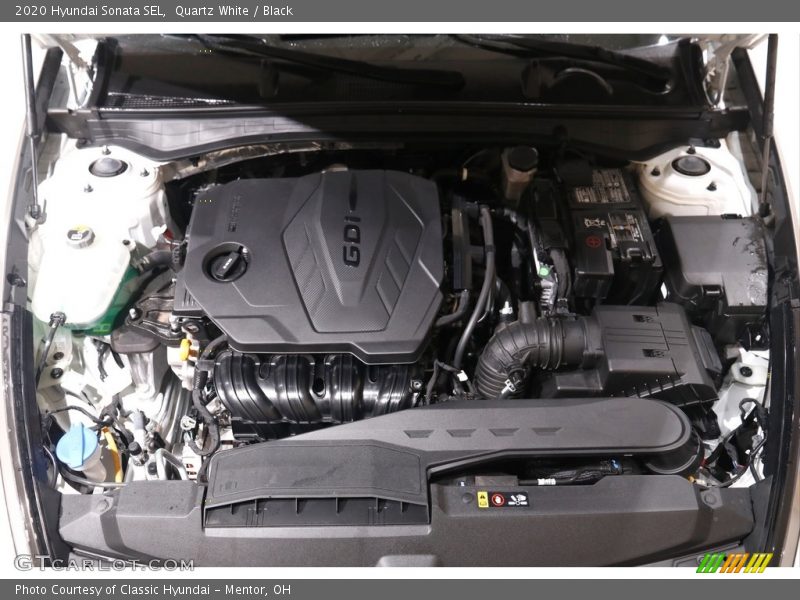 Quartz White / Black 2020 Hyundai Sonata SEL