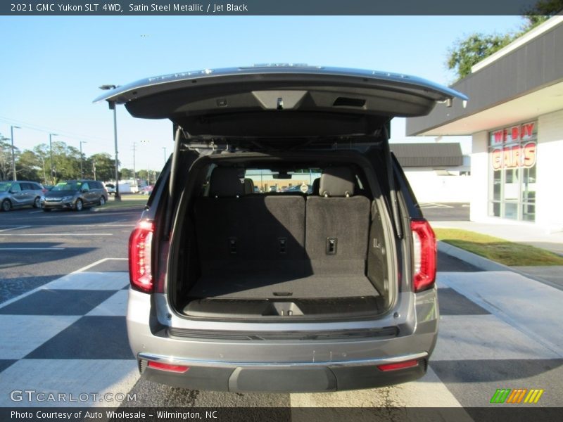 Satin Steel Metallic / Jet Black 2021 GMC Yukon SLT 4WD