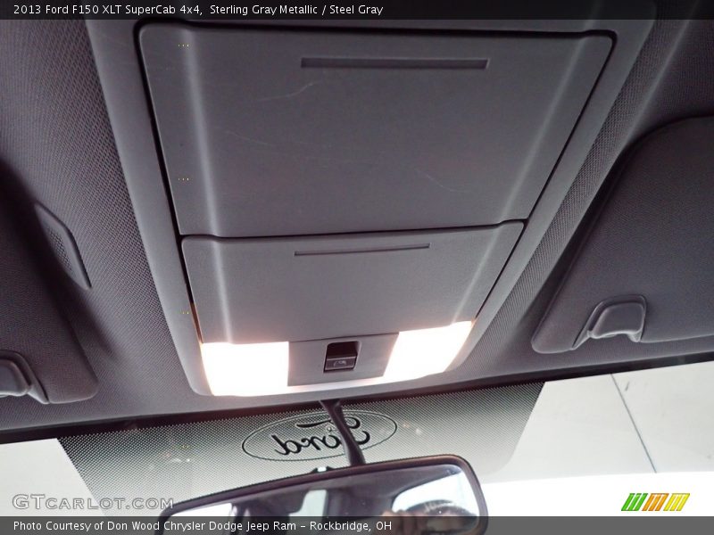 Sterling Gray Metallic / Steel Gray 2013 Ford F150 XLT SuperCab 4x4