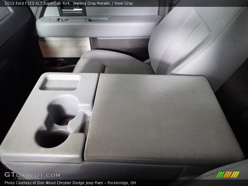 Sterling Gray Metallic / Steel Gray 2013 Ford F150 XLT SuperCab 4x4