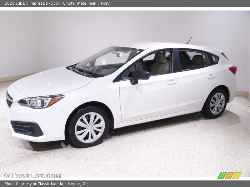 Crystal White Pearl / Ivory 2020 Subaru Impreza 5-Door