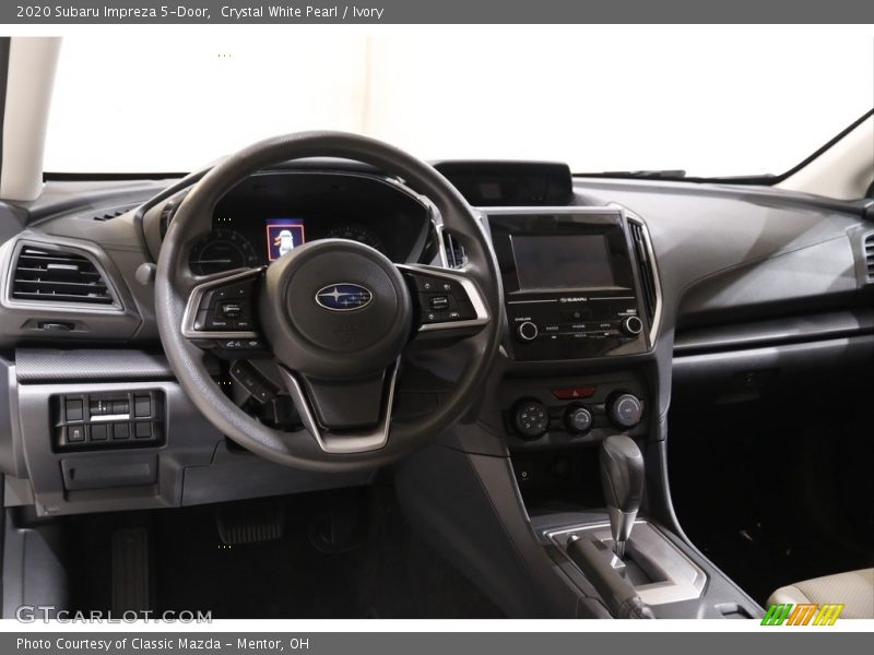 Crystal White Pearl / Ivory 2020 Subaru Impreza 5-Door