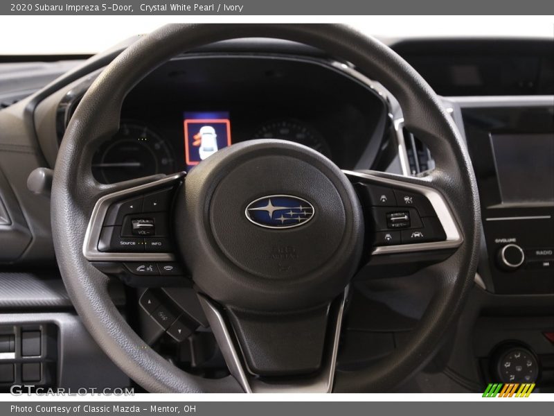 Crystal White Pearl / Ivory 2020 Subaru Impreza 5-Door