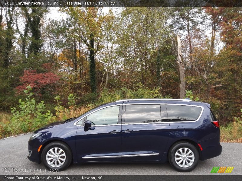 Jazz Blue Pearl / Black/Alloy 2018 Chrysler Pacifica Touring L