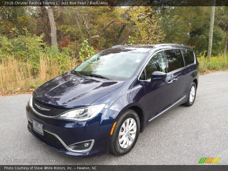 Jazz Blue Pearl / Black/Alloy 2018 Chrysler Pacifica Touring L