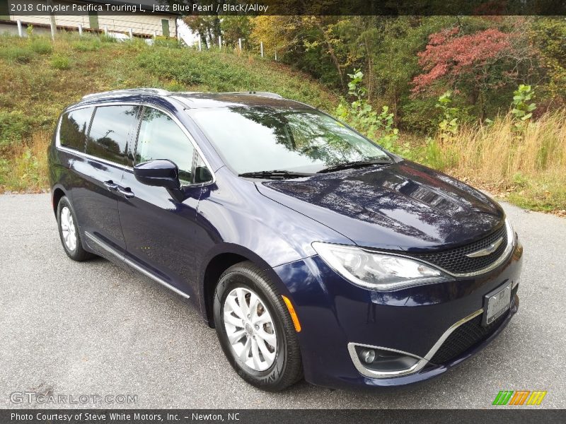Jazz Blue Pearl / Black/Alloy 2018 Chrysler Pacifica Touring L